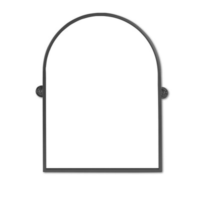 Small Square Mirrors Entryway Mirror Hanging Door Mirror Accent Mirror For Entryway Wall Mirror With Leather Frame-The Pop Home
