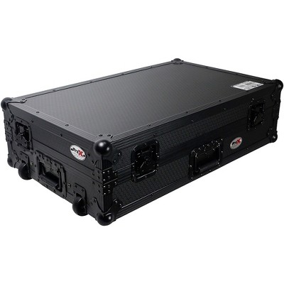 ProX Flight Case For RANE ONE Dj Controller W-Sliding Laptop Shelf & Wheels| Black on Black