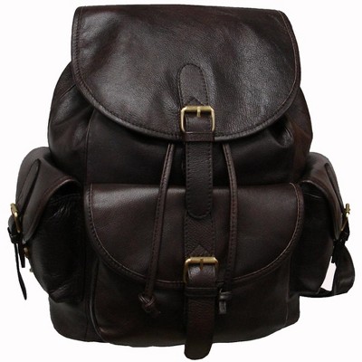 Amerileather Urban Buckle-Flap Backpack (1822-024)