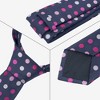 INSPIRE CHIC Men's Polka Dots Classic Pocket Square Tie Sets - 4 of 4