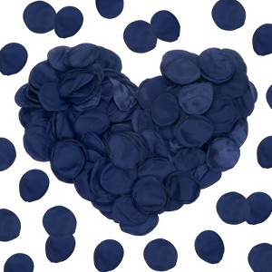 Unique Bargains Silk Weddings Reusable Artificial Flower Rose Petals 1.38 x 1.38" 600 Pcs - 1 of 4