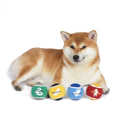 Harry Potter Hogwarts House Tennis Balls for Dogs, 4-Pack