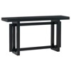 GlasFlength Console Tables with Special Design, ModernLuxe, Simplicity Rectangle Console Table, for Living Room, Black, 59.1"*15.7"*31.7" - 3 of 4