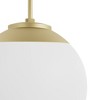 Hunter 12" Hepburn Ceiling Light Painted Modern Brass Finish - 3 of 4