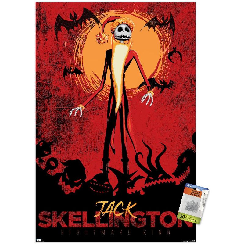 Trends International Disney Tim Burton's The Nightmare Before Christmas - Red Jack Unframed Wall Poster Prints, 1 of 7
