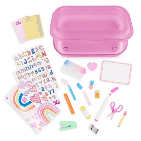 Our Generation Love To Learn School Supplies Accessory Set For 18 Dolls Target