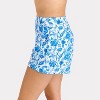 Calypsa Women's Chlorine Resistant Classic Fit Swim Shorts With Panty - 3 of 4