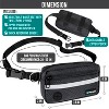 PetAmi Hands Free Dog Leash, Running Belt for Walking Jogging, Waist Zipper Pouch Fanny Pack with Waste Bag Dispenser - 2 of 4