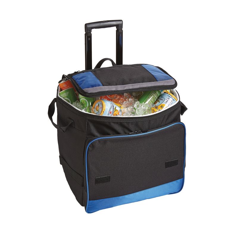 Versatile Port Authority Cooler Bag with Wheels - Keep Your Drinks and Food Fresh 48 Can Capicity Portable cooler with wheels, 3 of 6
