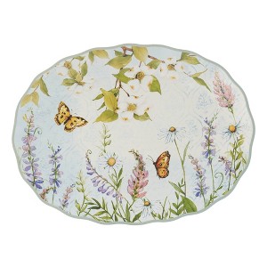 Certified International 10.5" Easter Meadow Oval Platter - 1 of 4