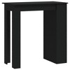 vidaXL Bar Table with Storage Rack Black 40.2 in.x19.7 in.x40.7 in. Engineered Wood - 2 of 4