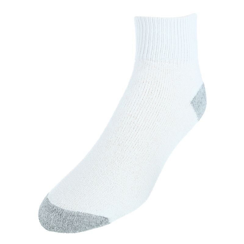 CTM Men's Cotton Blend Ankle Socks (4 Pair Pack), 1 of 3