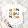 Simply Sage Market S.W.Smiley Pumpkin Coquette Chart Garment Dyed Tee - 3 of 4