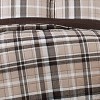 Paulette Plaid Quilt Set Taupe - Truly Soft - image 2 of 4