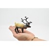 Caribou, Reindeer, Museum Quality, Realistic, Plastic Design, American Animal, Hand Painted, Figure, Model, Toy, Gift,  3 1/2 inches.   CWG188 BB43 - 3 of 4