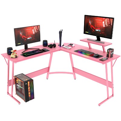 Fdw L Shaped Desk Corner Gaming Desk Computer Desk With Large Desktop ...