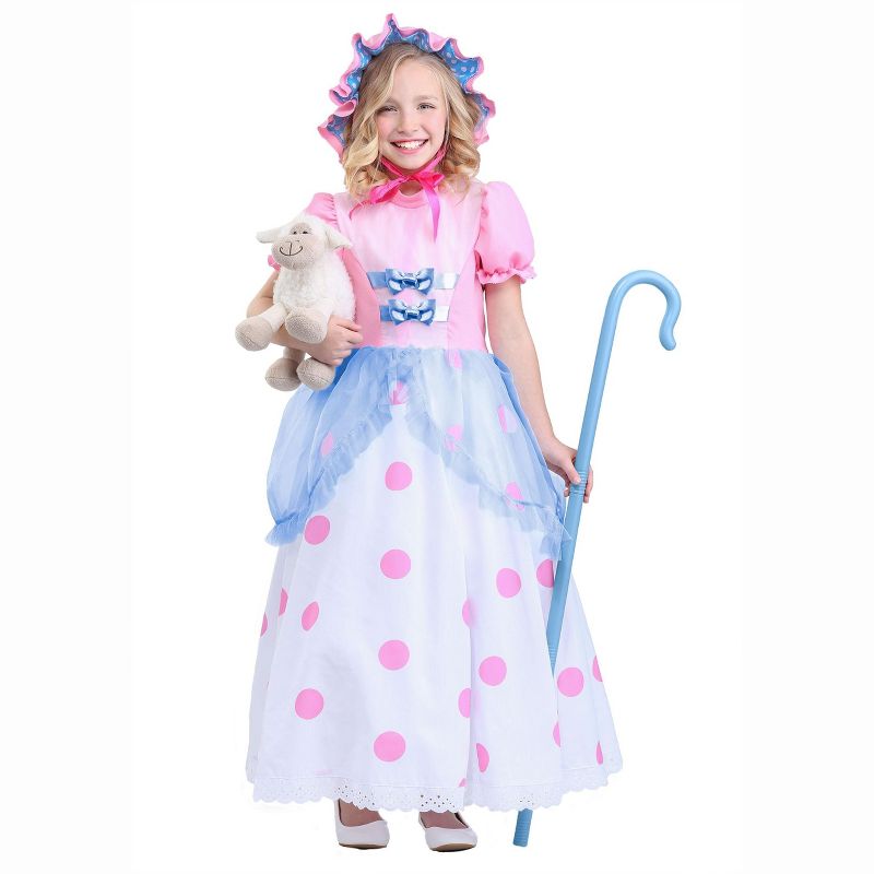 HalloweenCostumes.com Little Bo Peep Costume for Girls, 3 of 4