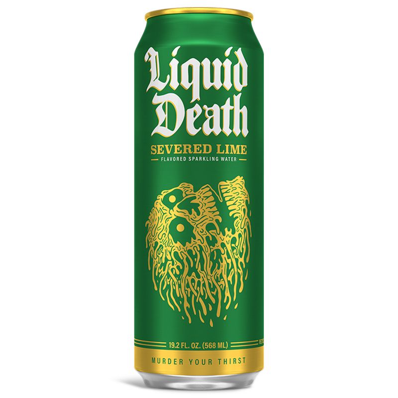 Liquid Death Severed Lime Agave Sparkling Water - 8pk/19.2 fl oz Cans, 5 of 8