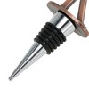 Unique Bargains Bottle Stoppers Aluminum Alloy TPE Red Bronze Tone Black Silver Tone 4.25"x1.61"x0.98" 1 Pc - 3 of 3