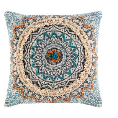 Mark & Day Zandhoven Global Cream Throw Pillow