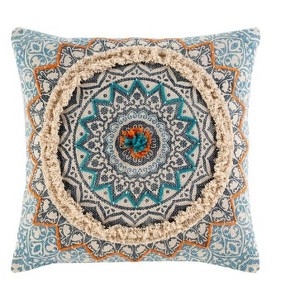 Mark & Day Zandhoven Global Cream Throw Pillow - 1 of 4