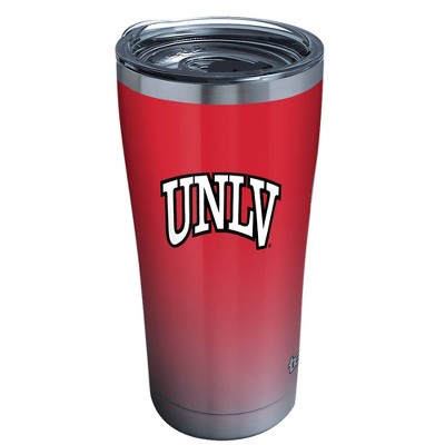 NCAA UNLV Rebels 20oz Ombre Stainless Steel Tumbler with Lid