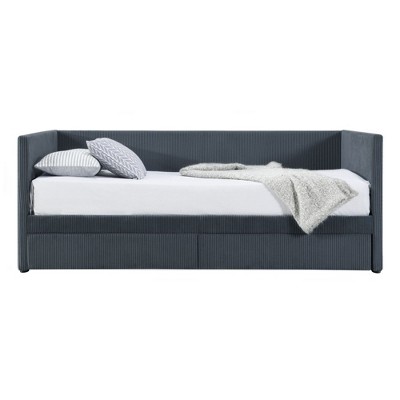 Twin Daybed with Drawers: Cozy and Convenient Corduroy Design