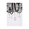 Elegant Lighting Elise 17 inch pendant in black - 4 of 4