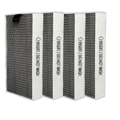 Nispira 2-in-1 True HEPA Replacement Filters For LG PuriCare Mini Portable Air Purifier AAFTMH01, 4 Packs