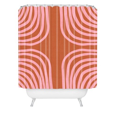 Sunshine Canteen Sahara Shower Curtain Pink- Deny Designs