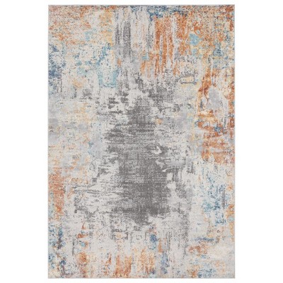 Luxe Weavers Multi Abstract Stain-Resistant Area Rug 2x3