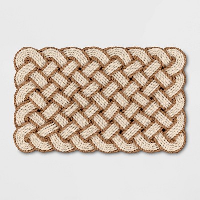Natural Coir Rope Knot Doormat by World Market
