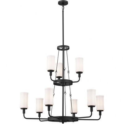 Kichler Lighting Vetivene 9 - Light Chandelier in  Textured Black