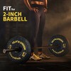 2PCS 35 Lb Weight Plates,2 inch Rubber Weight Plate,Olympic Weight Plates For Weight Lifting Home Gym - 3 of 4
