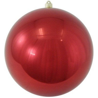 Christmas by Krebs Sonic Red Shatterproof Christmas Ball Ornament 10" (250mm)