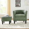 NicBex Corduroy Oversized Accent Chair with Ottoman and Plywood Frame,Modern Chair and Ottoman Sets for Bedroom,Reading Room - 4 of 4