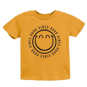 The Juniper Shop SmileyWorld Good Vibes Outline Youth Short Sleeve Tee - 1 of 4