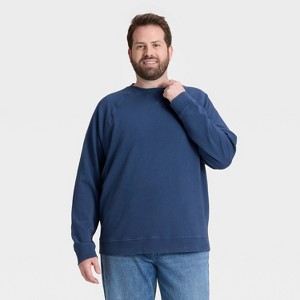 Men's Vintage French Terry Crewneck Sweatshirt - Goodfellow & Co™ - 1 of 3