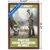 Trends International Star Wars: Saga - Luke and Yoda Social Distancing Framed Wall Poster Prints - 3 of 4