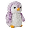 Aurora PomPom Penguin 6" Brights Purple Stuffed Animal - 2 of 4