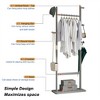 Freestanding Coat Rack, Wood Coat Tree with 5 Hook, Entryway Clothes Racks for Hanging Coats Suits Jacket, Coat Rack Standing For Bedroom Office - 3 of 4