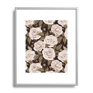 Avenie A Realm Of Roses Dark Academia Metal Framed Art Print - Deny Desings - 1 of 3