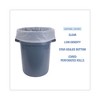 Boardwalk Industrial Drum Liners Rolls, 60 gal, 2.7 mil, 38 x 63, Clear, 1 Roll of 50 Bags - image 4 of 4