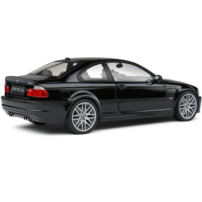 2003 BMW E46 CSL Black 1/18 Diecast Model Car by Solido, 5 of 6