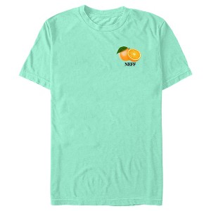 Men's NEFF Small Orange Fruit Logo T-Shirt - 1 of 3
