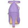 Allegra K Women's Platform Cross Strap Round Toe Stiletto Heels Pumps - 3 of 4