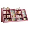 CAVINAS 4 Tier Wooden Kids Bookshelf,Modern Bookcase with Storage Baskets,Toy Storage Organizer Cabinet for Playroom,Bedroom,Hallway - 4 of 4