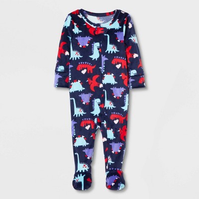 Image of Baby Dino Sleep N' Play - Cat & Jack™ Dark Blue 0-3M