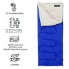 Leisure Sports Lightweight 2-Season Sleeping Bag for Spring/Summer - Blue - 3 of 4