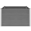 vidaXL Gray Garden Raised Bed – Outdoor Wood-Plastic Composite, Long-Lasting and Weather Resistant Plant Bed with a Modern Design - 4 of 4